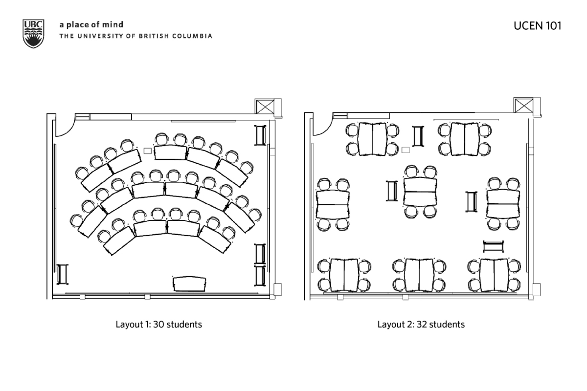 The Leon and Thea Koerner University Centre (UCEN) - 101 | Learning Spaces